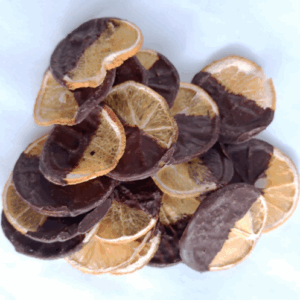 Naranja con chocolate